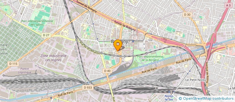 localisation de l'entreprise ASS CULTU TRAVAILL IMMIG DROIT FORMATION à BOBIGNY