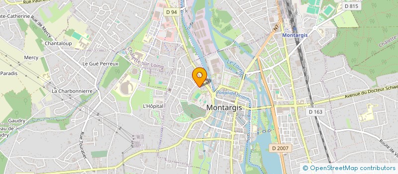 localisation de l'entreprise ASS CULTUELLE DE MONTARGIS à MONTARGIS