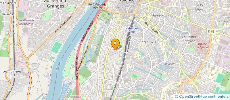 localisation de l'entreprise ASS CULTUELLE EGL APOSTOLIQUE ARMENIENNE  VALENCE