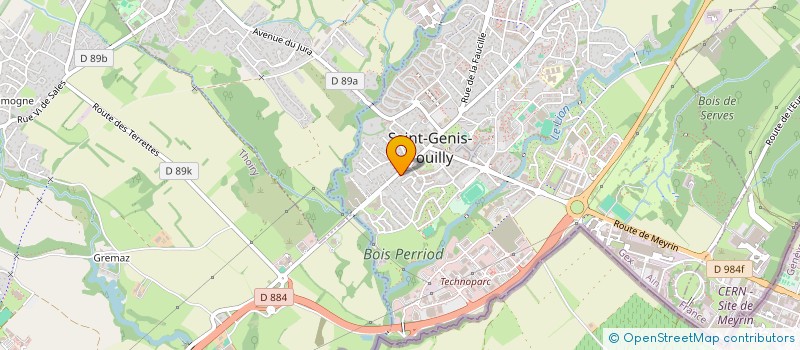 localisation de l'entreprise ASS CULTUELLE EGL EVANGELIQUE MENNONITE à SAINT-GENIS-POUILLY