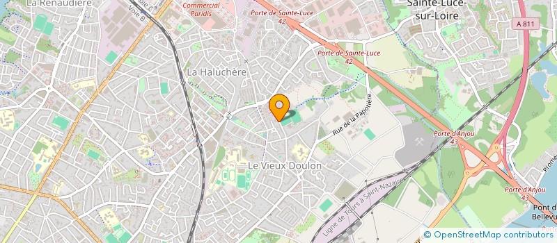localisation de l'entreprise ASS CULTUELLE EGLISE CHRETIENNE EVANGELI à NANTES
