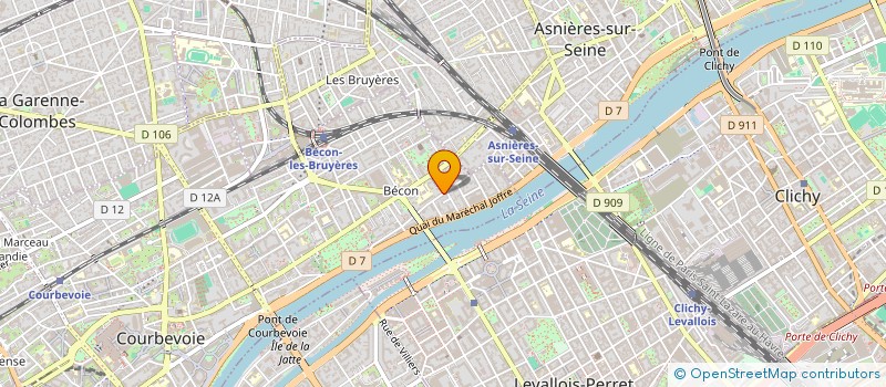 localisation de l'entreprise ASS CULTUELLE EGLISE PROTESTANTE METHODI à COURBEVOIE