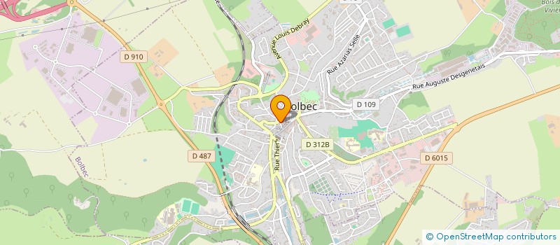 localisation de l'entreprise ASS CULTUELLE EGLISE REFORMEE BOLBEC...  BOLBEC