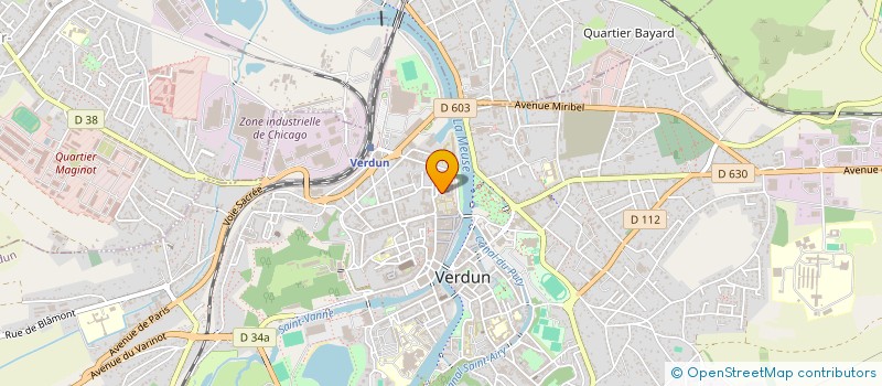 localisation de l'entreprise ASS CULTUELLE ISRAELITE MEUSE à VERDUN