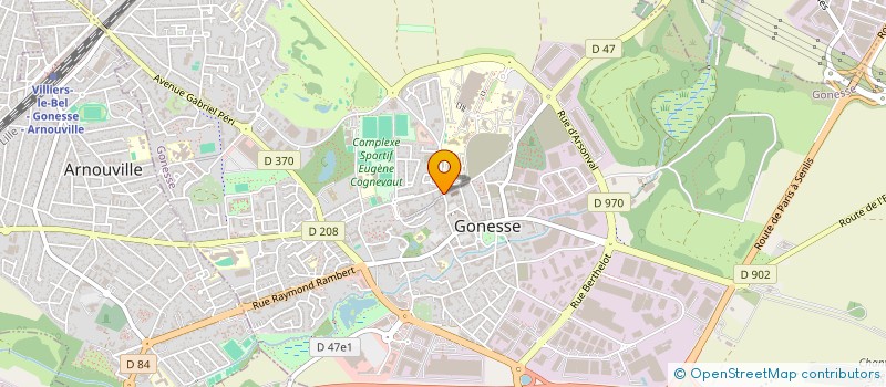 localisation de l'entreprise ASS CULTUELLE TEMIONS DE JEHOVAH GONESSE  GONESSE