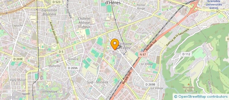 localisation de l'entreprise ASS CULTUR FRANCAIS ORIGINE MAROC AMIS à SAINT-MARTIN-D'HERES