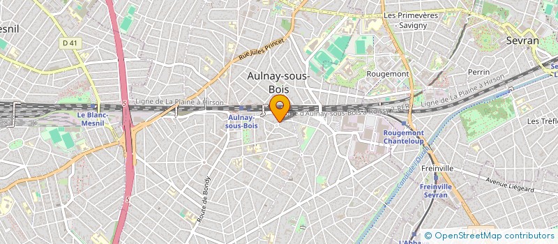 localisation de l'entreprise ASS CULTURE EGLISE REFORME AULNAY DRANCY à AULNAY-SOUS-BOIS