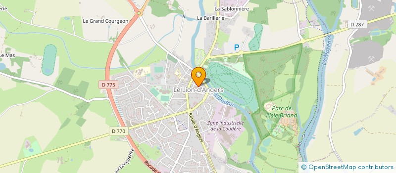 localisation de l'entreprise ASS CULTURE ET BIBLIOTHEQUE POUR TOUS à LE LION D'ANGERS