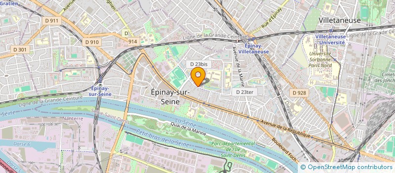 localisation de l'entreprise ASS CULTURE ET EDUCATION à EPINAY SUR SEINE