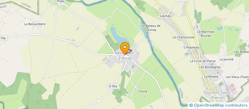 localisation de l'entreprise ASS CULTURE ET LOISIRS à NEONS-SUR-CREUSE