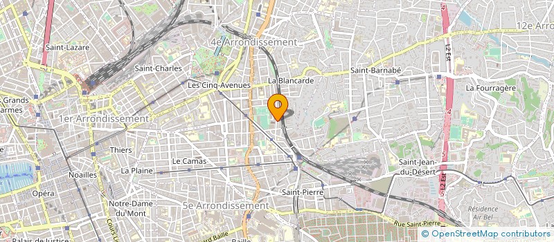 localisation de l'entreprise ASS CULTURE ET LOISIRS VALLIER à MARSEILLE
