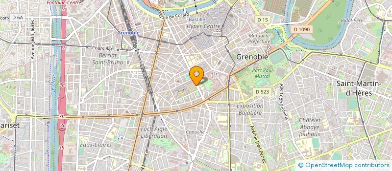 localisation de l'entreprise ASS CULTURE ET PEDAGOGIE MUSICALE  GRENOBLE
