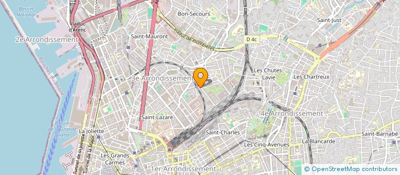 localisation de l'entreprise ASS CULTURE ET SERVICES à MARSEILLE