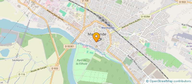 localisation de l'entreprise ASS CULTURE INFORMA STATION RADIO DIFFUS à MARMANDE