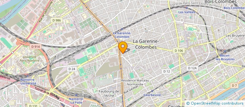 localisation de l'entreprise ASS CULTURE LOISIRS à LA GARENNE-COLOMBES