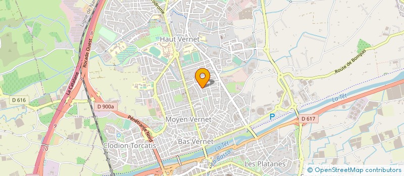 localisation de l'entreprise ASS CULTURE LOISIRS DECOUVERTE à PERPIGNAN