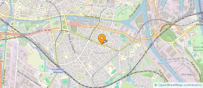 localisation de l'entreprise ASS CULTURE RECHERCHE INNOVATION à STRASBOURG