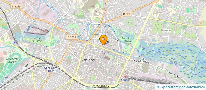 localisation de l'entreprise ASS CULTURE SANS FRONTIERE  AMIENS