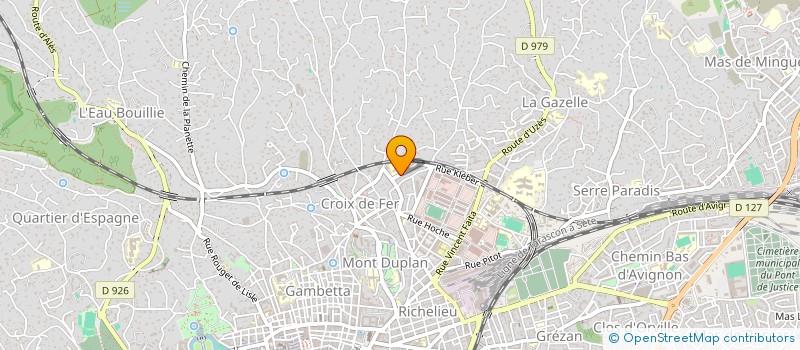 localisation de l'entreprise ASS CULTUREL ARTIST EC INFIRM  NIMES