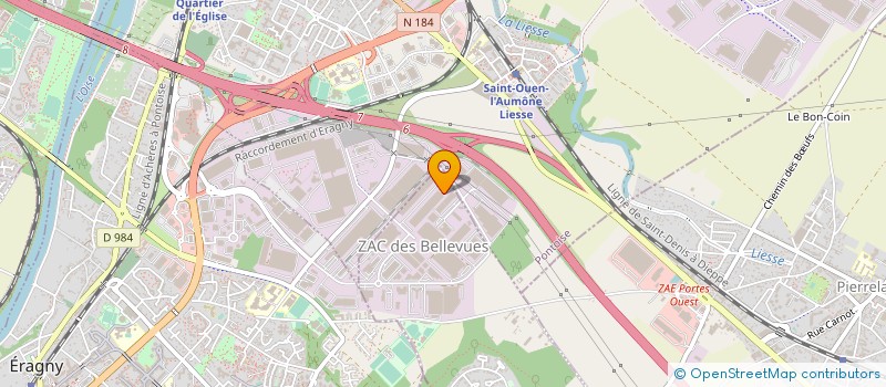 localisation de l'entreprise ASS CULTUREL SPORTIVE CAT BELLEVUES  HERBLAY-SUR-SEINE