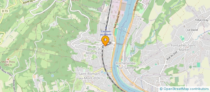 localisation de l'entreprise ASS CULTURELLE BRESILIENNE COPACABANA  COUZON-AU-MONT-D'OR