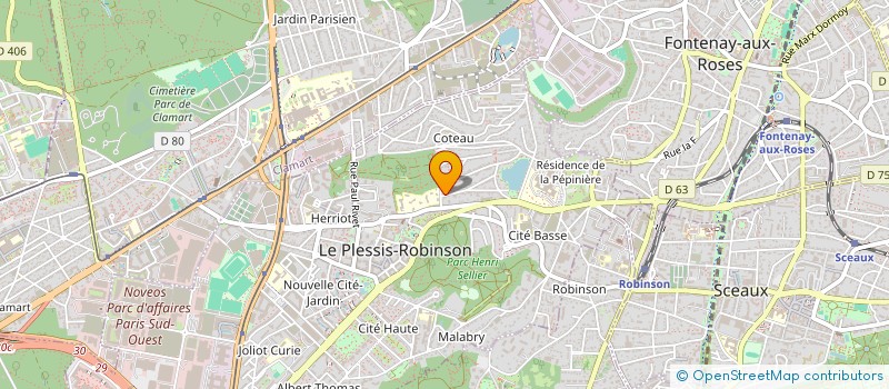 localisation de l'entreprise ASS CULTURELLE BRESILIENNE QUILOMBO à LE PLESSIS ROBINSON