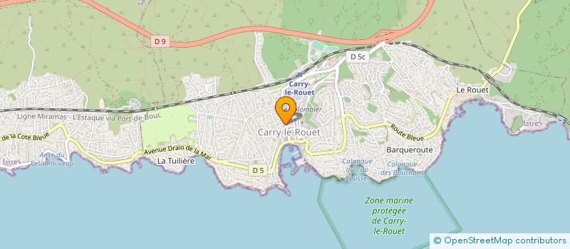 localisation de l'entreprise ASS CULTURELLE CARRY LE ROUET à CARRY-LE-ROUET