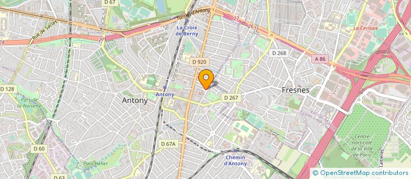 localisation de l'entreprise ASS CULTURELLE COMMUNAUTE JUIVE D'ANTONY à ANTONY