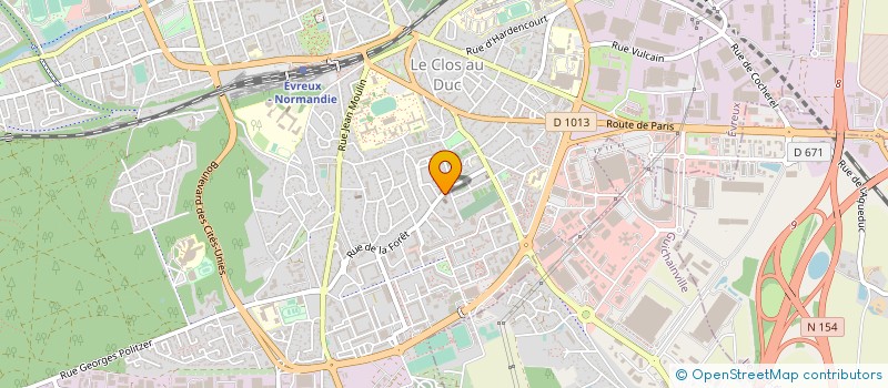 localisation de l'entreprise ASS CULTURELLE & CULTUELLE LE CHEMIN DE LA REUSSITE à EVREUX