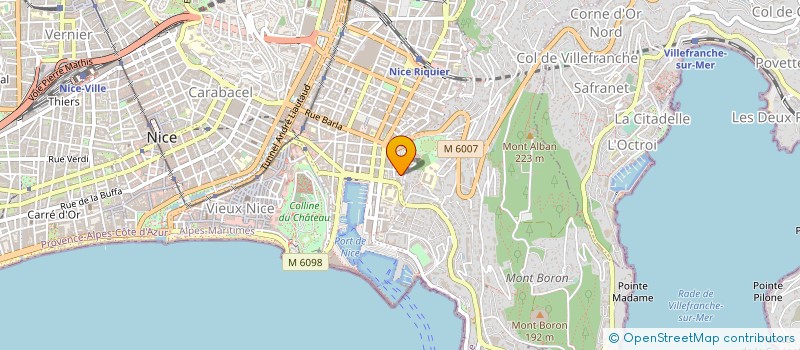 localisation de l'entreprise ASS CULTURELLE DE BIENFAISANCE DE NICE à NICE