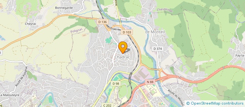localisation de l'entreprise ASS CULTURELLE DE CHADRAC  CHADRAC