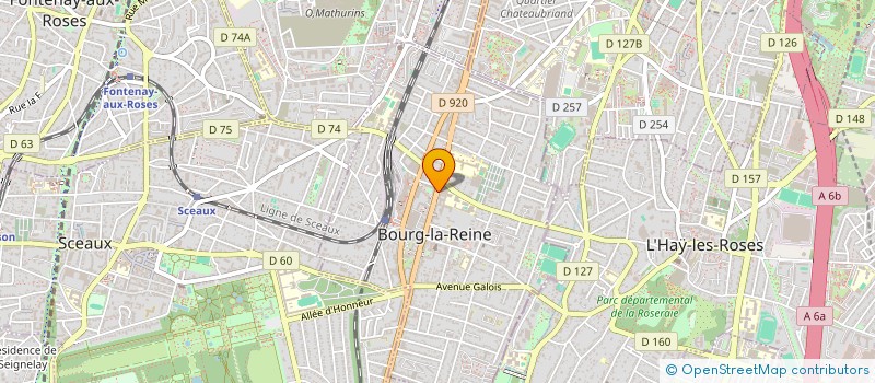 localisation de l'entreprise ASS CULTURELLE DE L'INSTITUT NOTRE-DAME à BOURG-LA-REINE