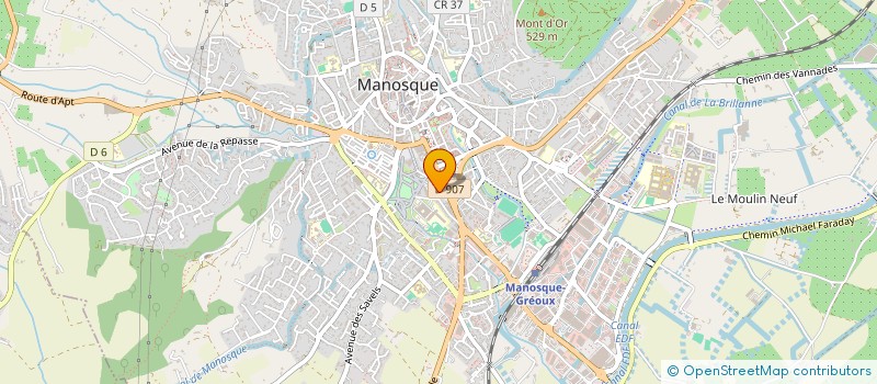 localisation de l'entreprise ASS CULTURELLE DES SOURDS ET DS MALENTENDANTS à MANOSQUE