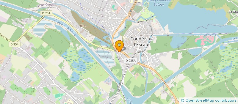 localisation de l'entreprise ASS CULTURELLE DU CHATEAU DE L HERMITAGE  CONDE SUR L'ESCAUT