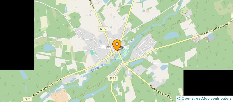localisation de l'entreprise ASS CULTURELLE ET ARTISTIQUE LIGNOISE à LIGNY-LE-RIBAULT