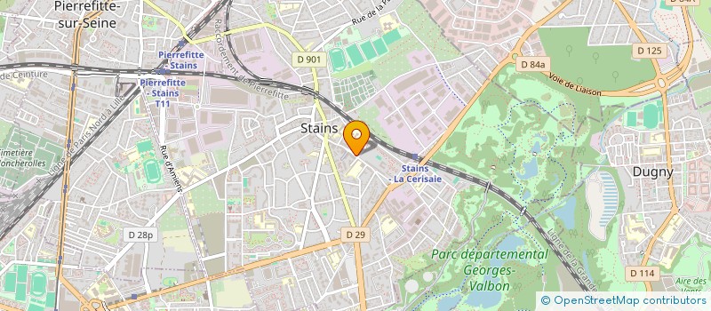 localisation de l'entreprise ASS CULTURELLE ET HUMANITAIRE DES RESSORTISSANTS DE KANDZILE EN FRANCE à STAINS