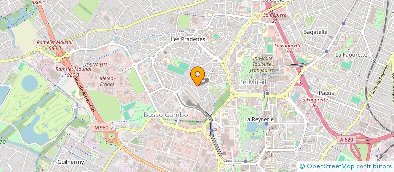 localisation de l'entreprise ASS CULTURELLE ET INTERSERVICES CENTRAFRICAINS à TOULOUSE