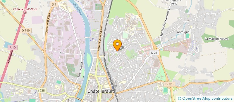 localisation de l'entreprise ASS CULTURELLE ET SOCIALE DES MINIMES à CHATELLERAULT
