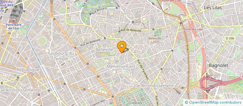 localisation de l'entreprise ASS CULTURELLE ET SPORTIVE L'AMARRE  PARIS