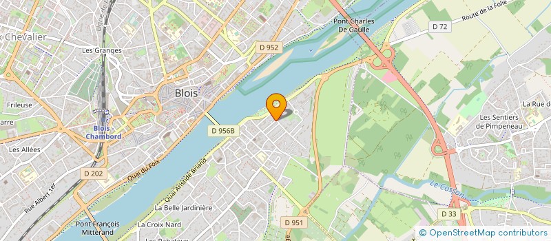 localisation de l'entreprise ASS CULTURELLE EVANGELIQUE PORTUGAISE  BLOIS