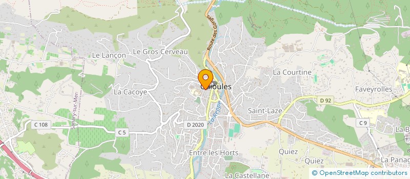 localisation de l'entreprise ASS CULTURELLE EXPRESSION CONTEMPORAINE à OLLIOULES