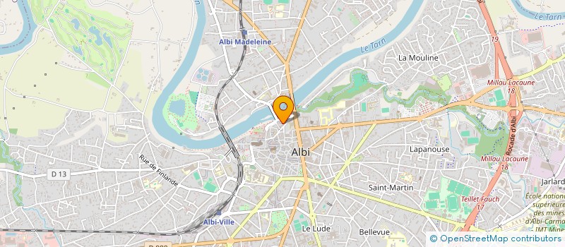 localisation de l'entreprise ASS CULTURELLE GEORGIENNE EN ALBIGEOIS à ALBI