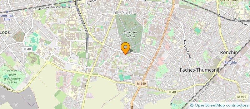 localisation de l'entreprise ASS CULTURELLE IBN KHALDOUN à LILLE
