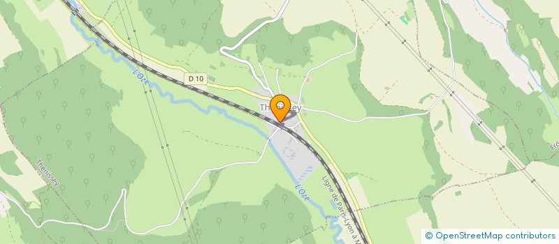 localisation de l'entreprise ASS CULTURELLE INTER ENTREP REGIONALES  VENAREY-LES-LAUMES