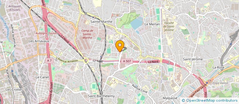 localisation de l'entreprise ASS CULTURELLE JEUNESSE DE DJOMANI à MARSEILLE