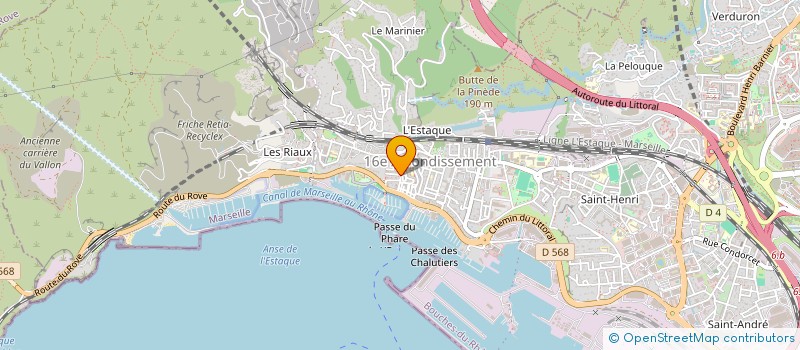 localisation de l'entreprise ASS CULTURELLE ND DE LA GALLINE-ST PIERRE ES LIENS à MARSEILLE