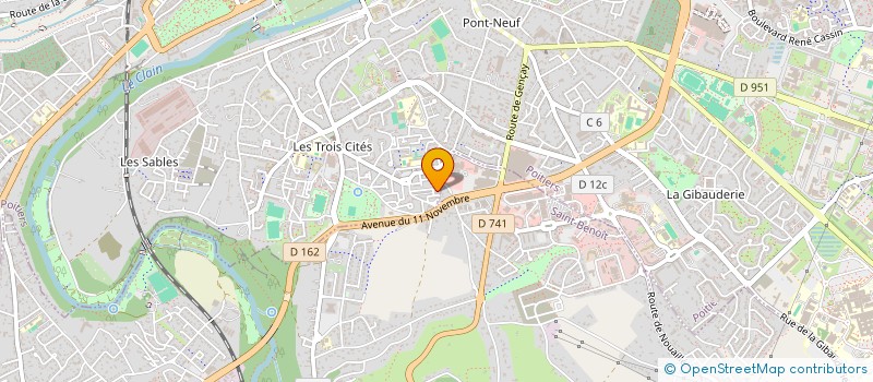 localisation de l'entreprise ASS CULTURELLE POUR L EDUCATION ET LA SOLIDARITE-DARADJI à POITIERS