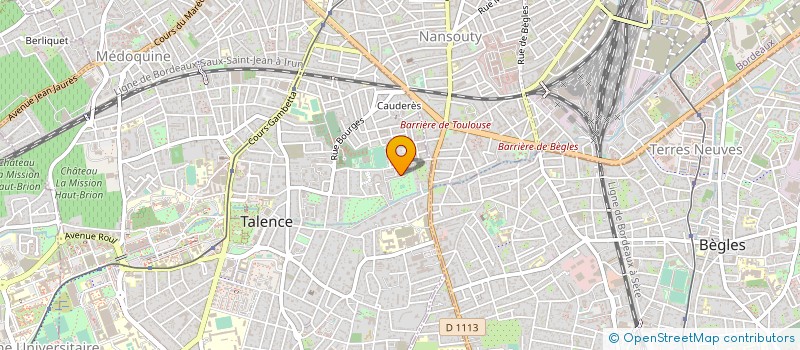 localisation de l'entreprise ASS CULTURELLE RES AMIS VOLTAIRE  TALENCE