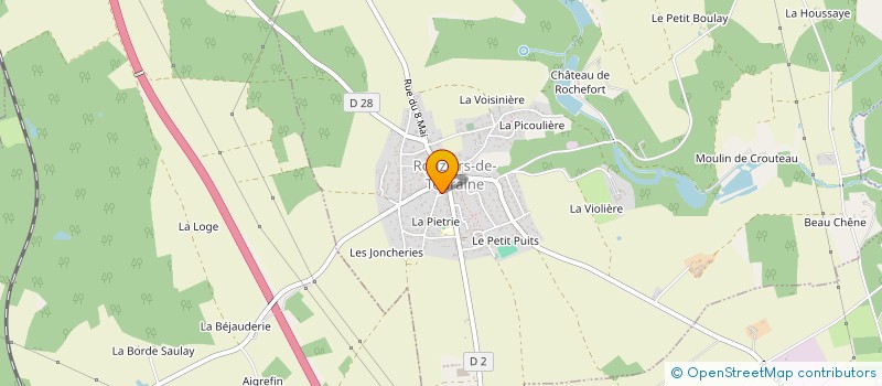 localisation de l'entreprise ASS CULTURELLE ROUZIEROISE  ROUZIERS-DE-TOURAINE