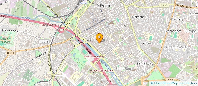 localisation de l'entreprise ASS CULTURELLE SOCIALE ISRAELITE REIMS  REIMS